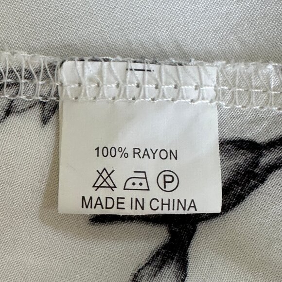 Jaase White Flowy Off Shoulder Maxi Dress Floral XS - Picture 6 of 7